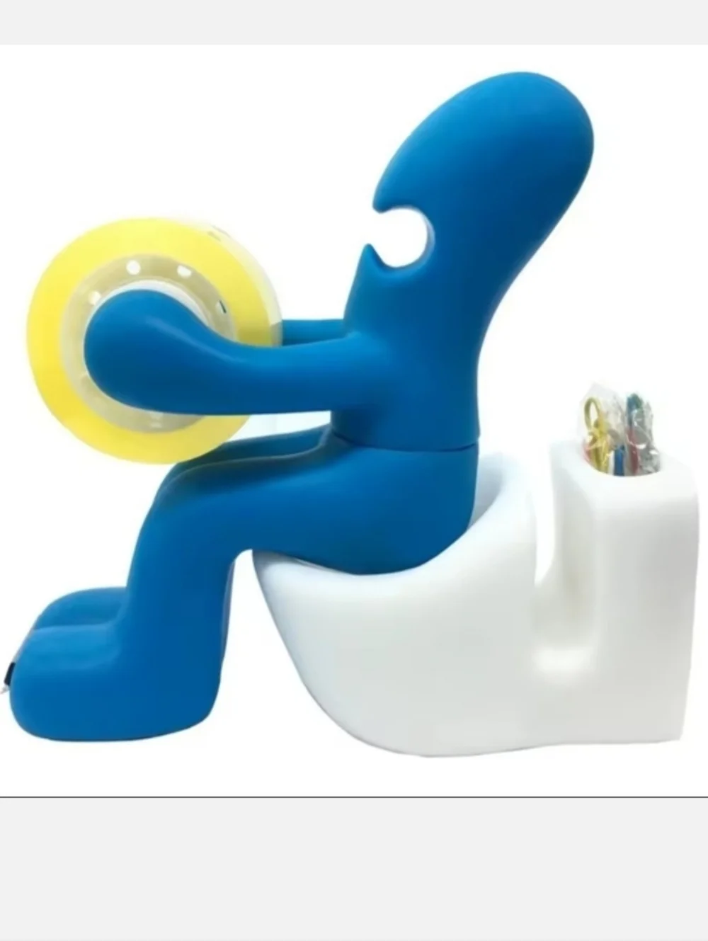Tape Dispenser & Desk Organizer Gag Gift Butt Seat